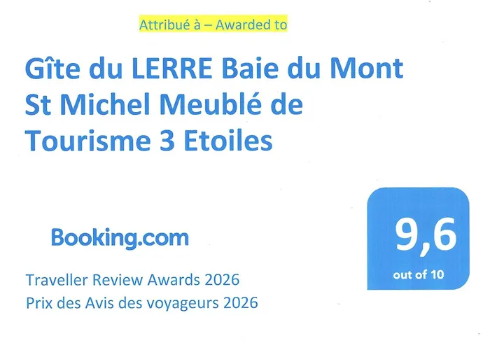 Σπίτι διακοπών Du Lerre Baie Du Mont St Michel Meuble De Tourisme 3 Etoiles